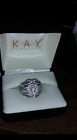 Kay Jewelers Wedding ring set 1.5 Carat blue and white diamonds