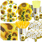 Sunflower Party Decorations Dinnerware, Sunflower Party Supplies