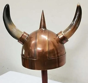 Medieval Spiked Viking Helmet With Horns King Armor Helmet Costume For Halloween