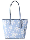 Kate Spade New York Dana Tote Shoulder Work Bag Purse Seet Flora Muted Blue