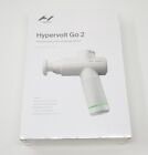 New Hyperice Hypervolt Go 2 Percussion Massage Device 55200 001-00 White 3 Speed