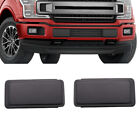 Set For 2018 2019 2020 Ford F150 Front Bumper Guards Inserts Pads End Caps Cover