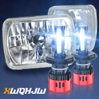 Fit 82-93 Chevy S10 Blazer GMC S15 7X6 Projector White LED Headlight Hi-Lo Beam (For: More than one vehicle)