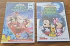 NEW LOT OF 2 MICKEY MOUSE CLUBHOUSE DVD SAVES SANTA MONSTER MUSICAL DISNEY NEW