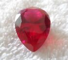 13X18 mm Natural Pigeon Blood Red Ruby 12.95 ct Pear Faceted Cut VVS Loose Gems