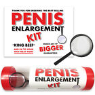 Men's Enlargement Kit Embarrassing Clear Prank Tube Mailed Right to your Friends
