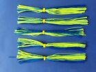5 Chart/Blue 5-9357 silicone skirt replacement material Tabs Spinner bait jig