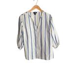 PAIGE Striped Button Up Shirt Sz Small