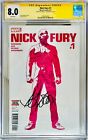 CGC Signature Series 8.0 Marvel Nick Fury #1 Signed by Samuel L. Jackson