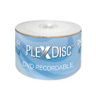 50 PC PlexDisc 16X 4.7 GB DVD-R White Inkjet Hub Printable Disc 632-210