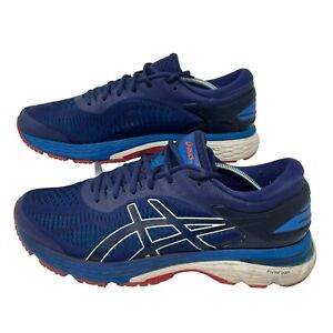Asics Gel Kayano 25 Running Shoes Blue Duomax Flyte Foam Size 12 1011A019