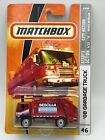 2008 City Action Matchbox 6/13 Garbage Truck Bedolla Recycling Red #46