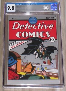 Detective Comics #27 Pure Silver Foil Reprint | DC 2018 | CGC 9.8 New Zealand
