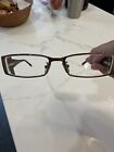 Fendi Women's Eyeglasses F602 135 Frames Rectangular w/leather case and cloth