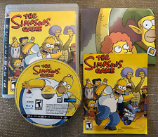 New ListingThe Simpsons Game (Sony PlayStation 3 PS3) Complete w/ NEVERQUEST Poster CIB
