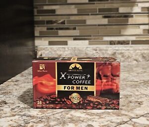 X Power Coffee for Men Herbal Supplement Coffee Energy Maca More Control