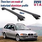 For BMW 3 Series E46 Touring 1999-2005 Cross Bars Roof Rack texturized profile