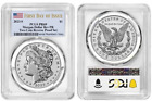 2023 S Morgan Silver Dollar $1 Reverse Proof PCGS PR69 First Day Of Issue Flag
