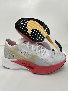 New Nike ZoomX Vaporfly Next% 3 White Sea Coral Running (DV4130-101) Size 6.5