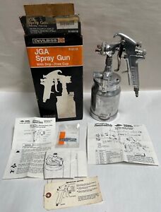Vintage Devilbiss JGA 915518 Air Paint  Spray Gun Drip Free Cup (A25)
