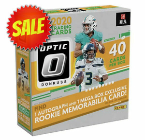 NEW 2020 Panini NFL Donruss Optic Football FANATICS Mega Box (40 Cards Per Box)