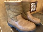 Ugg 5525 Australia Beacon Sheepskin-Lined Brown Leather Men’s Boot Size 9