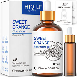 HIQILI 100ml Essential Oil 100% Pure Natural Massage Aroma Diffuser Skin Hair
