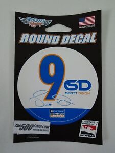 #9 Scott Dixon PNC Bank Chip Ganassi Racing Collector Decal IndyCar Indy 500