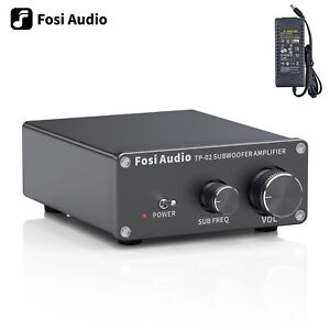 Fosi Audio TP-02 Subwoofer Amplifier TDA7498E Mini Sub Bass Amp Digital Class D