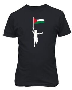 Free Palestine Palestinian Flag Pole Support Peace Unisex T-Shirt
