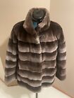 Canadian Phantom Sheared Beaver Fur Coat Jacket Size Medium Soft Supple Beautifu