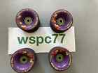 Orangatan Fat Free w/ Sector 9 Cosmic bearings Longboard purple wheels 65mm 83a