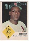1963 Fleer #61 Bob Gibson HOF St. Louis Cardinals EX