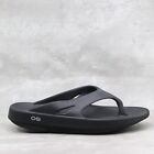 OOFOS OOriginal Recovery Womens Size 9 US Black Casual Comfort Flip Flop Sandals