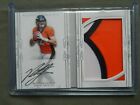 Paxton Lynch National Treasures 2017 Rookie Booklet Auto Autograph Patch /49