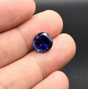 Simulated Blue Sapphire Round Cut Quality 1 mm Loose Gemstone 20 Pcs Lot