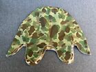 Reproduction P42 WWII USMC Camouflage M1 Helmet Cover Frog Skin 1st Pattern