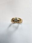 18k Yellow Gold Diamond .30ct Solitaire Ring EUC Approx 5 Grams