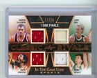 2018 Leaf In The Game Used LARRY BIRD OLAJUWON McHALE SAMPSON 4 PATCH /20