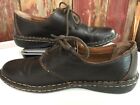 Bolo lace up leather loafers shoes womans size 7.5W brown