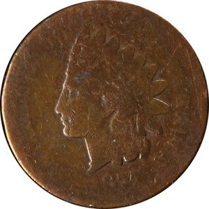 1877 Indian Cent AG Details Key Date Decent Eye Appeal