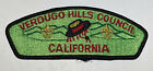Verdugo Hills Council California CSP Strip Mint Boy Scout CC2