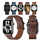 For Apple Watch Ultra 2 49mm Band Series 9/8/7/6/5 45mm/41 Vintage Leather Strap