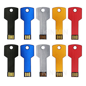 Lot 10 Key Shaped 256MB USB Flash Drive 256M Stick Thumb Memory Pen Bulk Pack