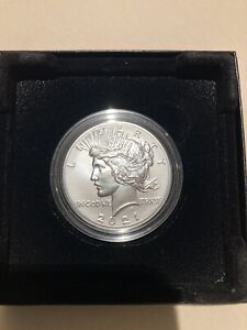 2021 Peace Silver Dollar Philadelphia Mint OGP COA Beautiful Coin