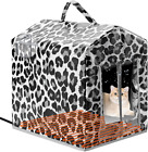 Heated Cat House for Outdoor Cats in Winter,  Elevated & Weatherproof, Heating