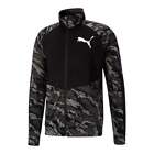 Puma Contrast Camo 2.0 Full Zip Jacket Mens Black Casual Athletic Outerwear 8467