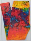 TC LuLaRoe Tall & Curvy Leggings Multicolor Tie Dye Print NWT S01
