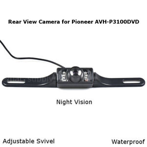 Rear View Camera Backup License Plate Night for Pioneer AVH-P3100DVD AVHP3100DVD