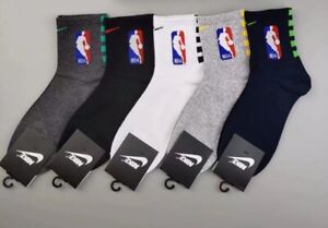 Brand new Nike NBA Authentic Socks Men's Different Colors. 5 Pairs